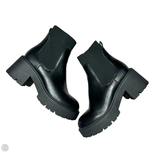 Boots Ankle Heels By Madden Girl In Black, Size: 9