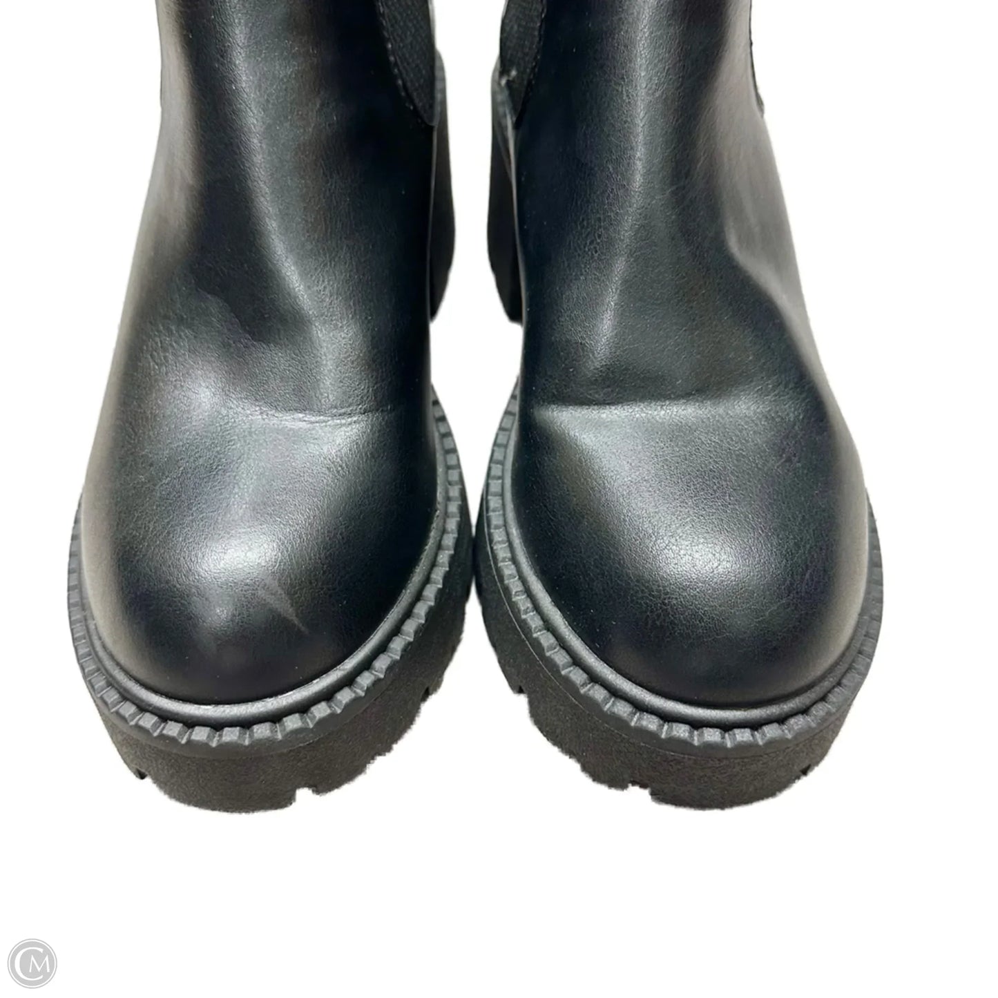 Boots Ankle Heels By Madden Girl In Black, Size: 9