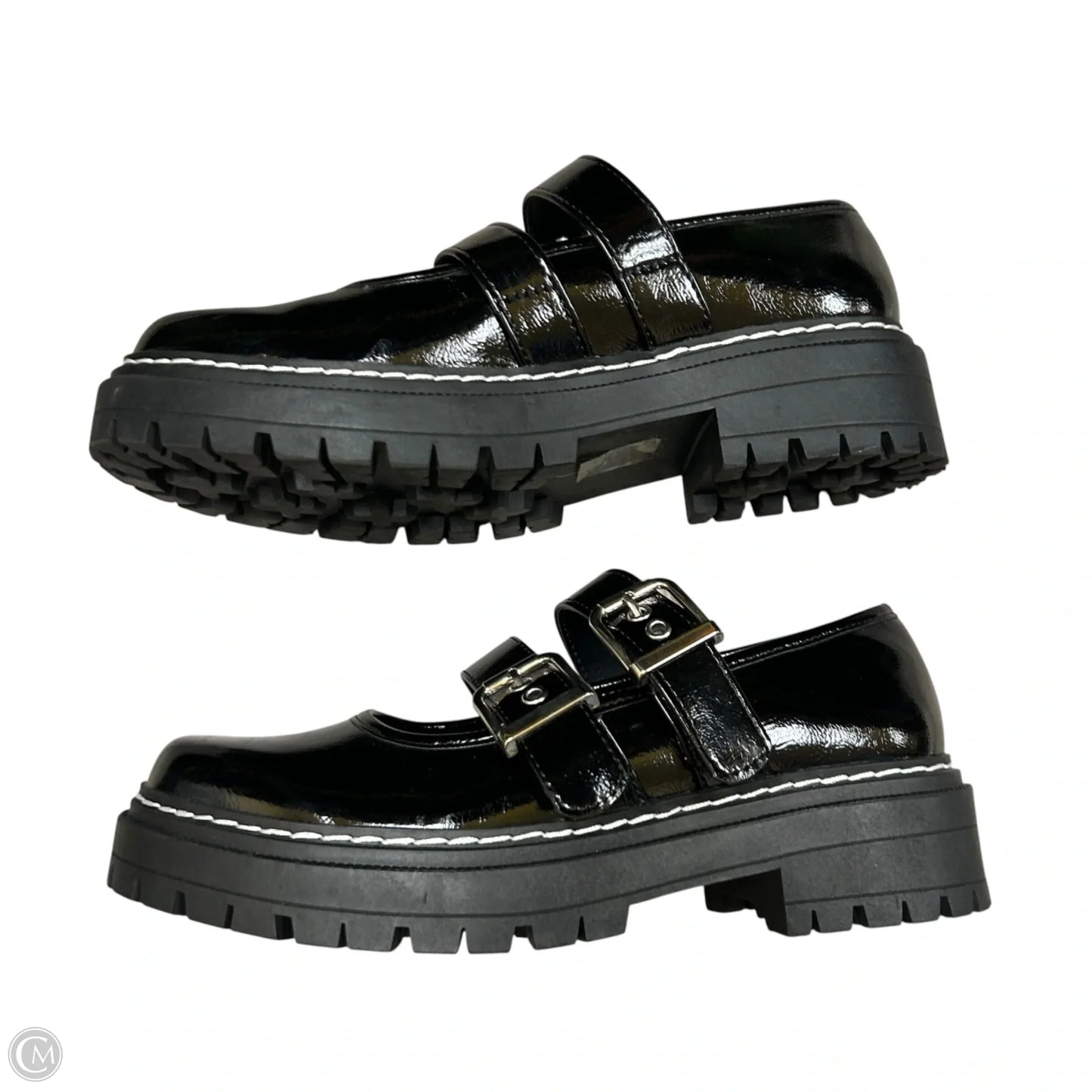 Shoes Flats By Soda In Black, Size: 8