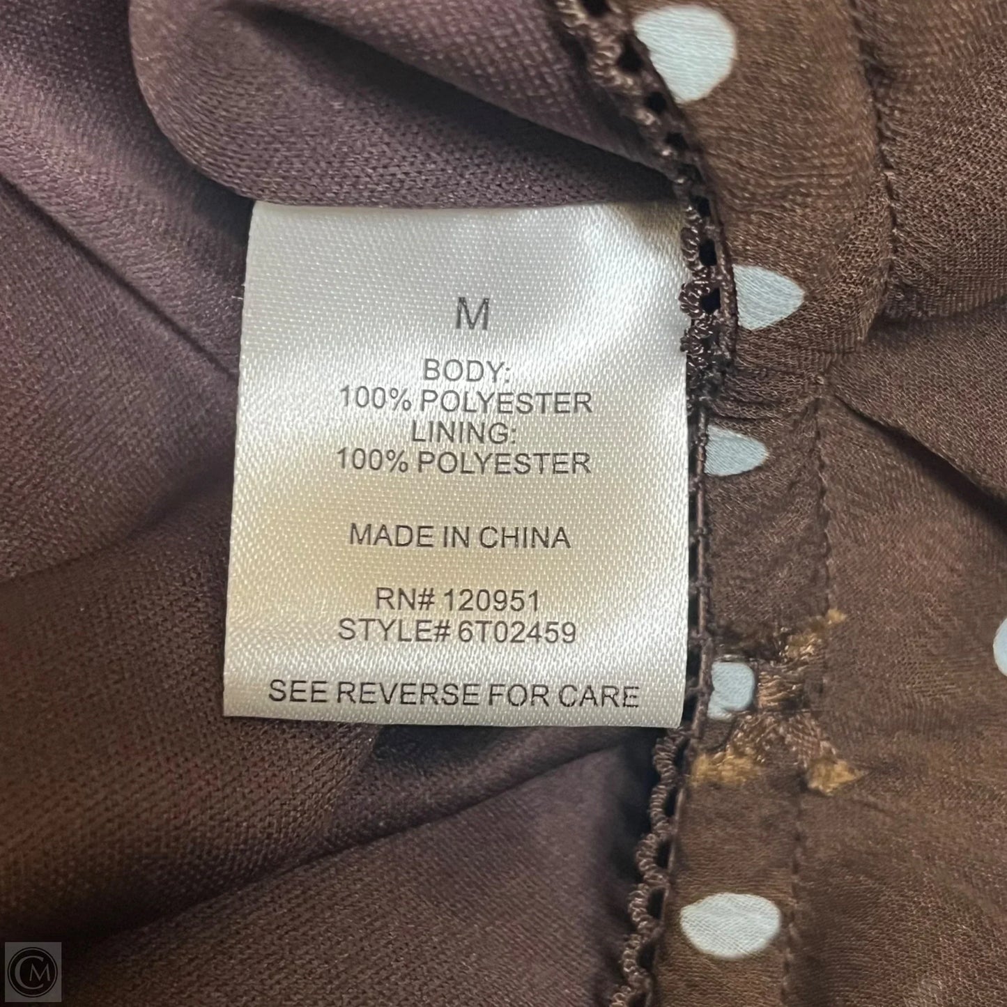 Skirt Set 2pc By Pink Rose In Brown, Size: M
