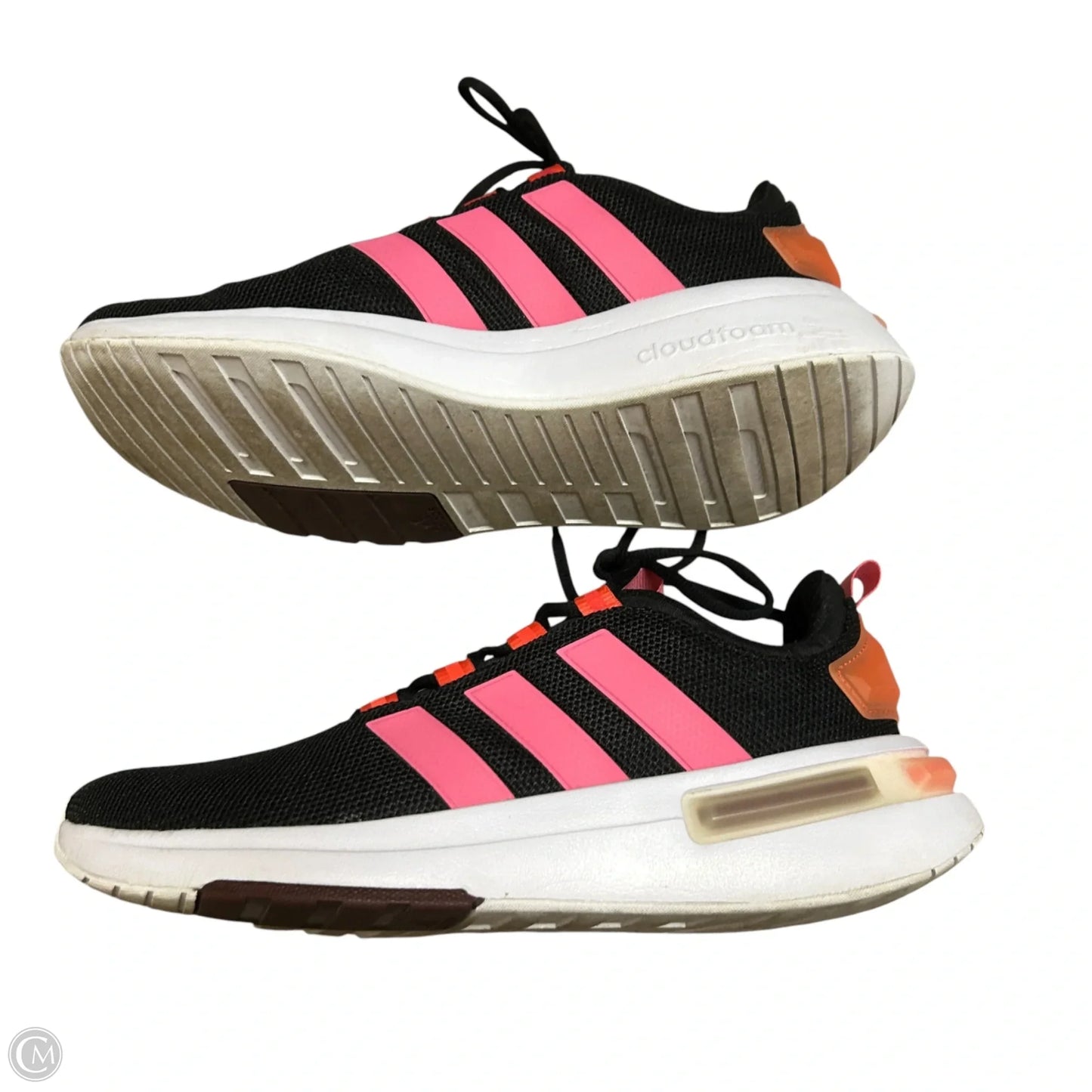 Shoes Athletic By Adidas In Black & Pink, Size: 10