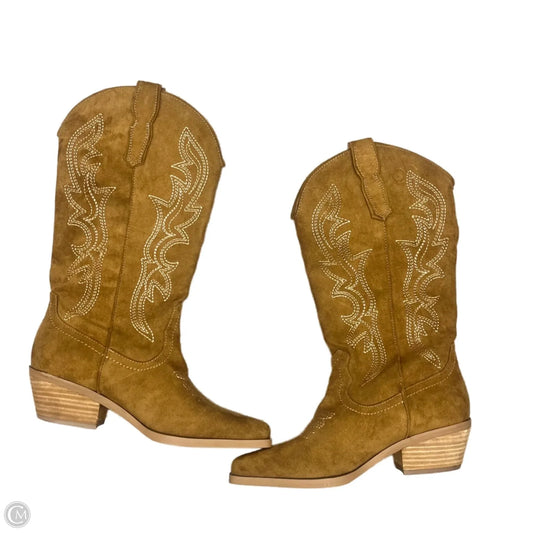 Boots Western By Steve Madden In Brown, Size: 7.5