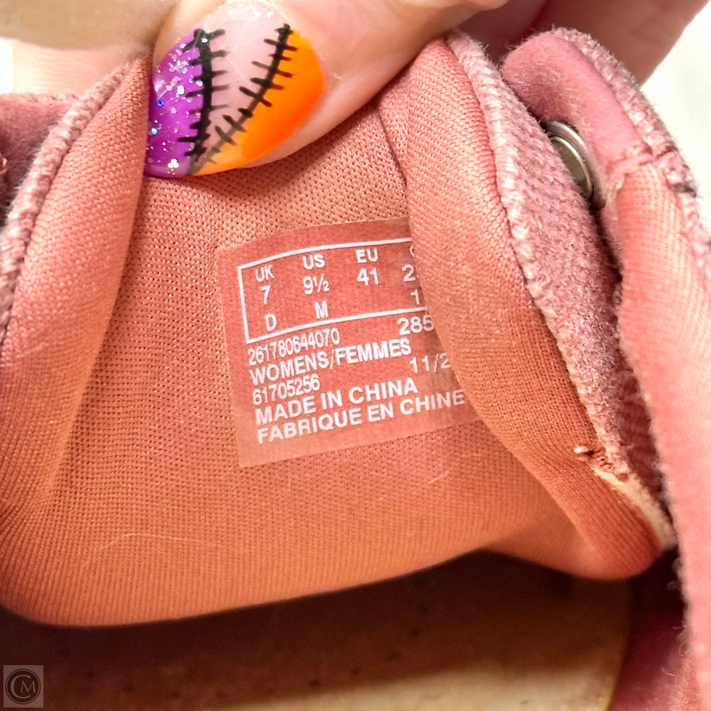 Shoes Sneakers By Clarks In Red, Size: 9.5