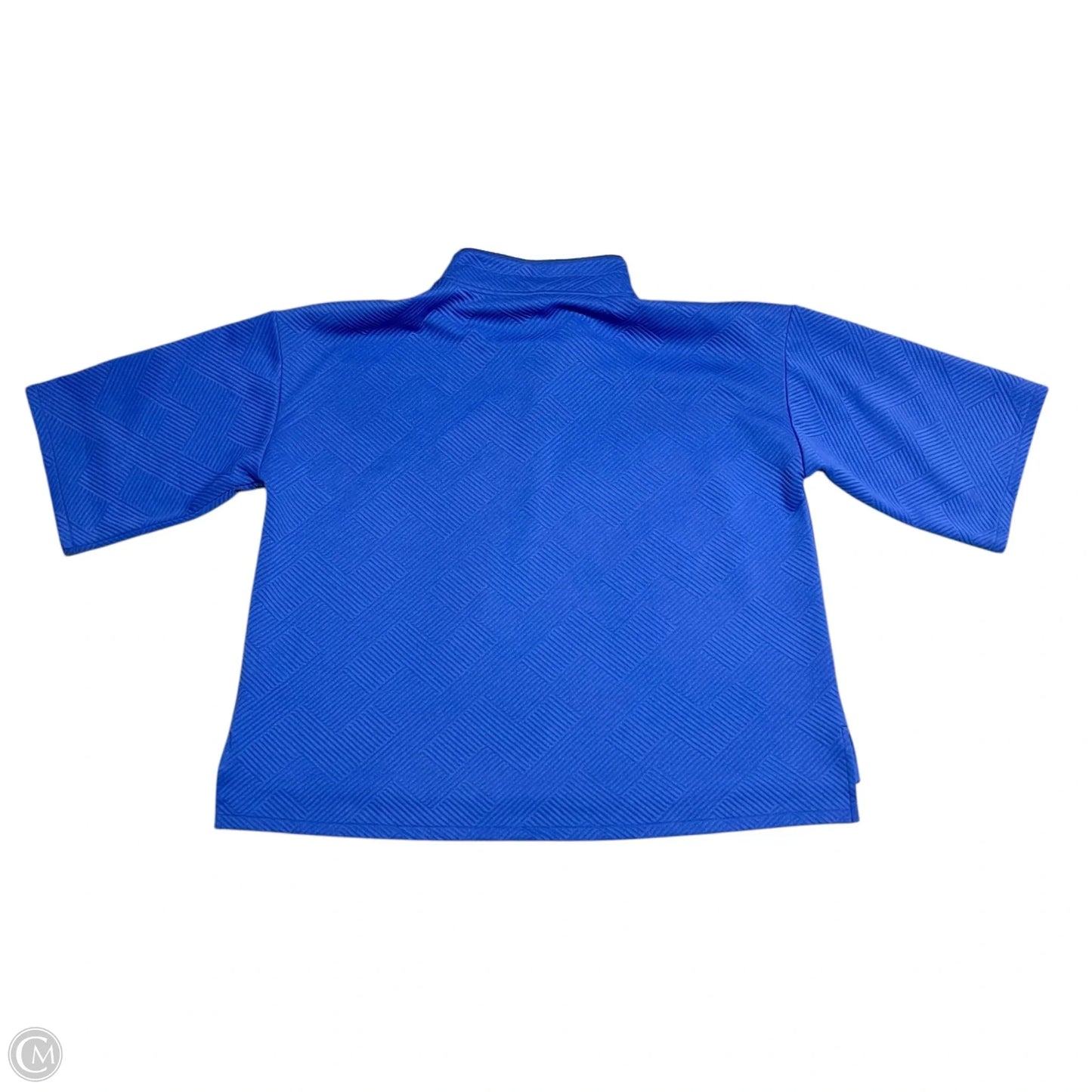 Sweatshirt Collar By Talbots In Blue, Size: 3x