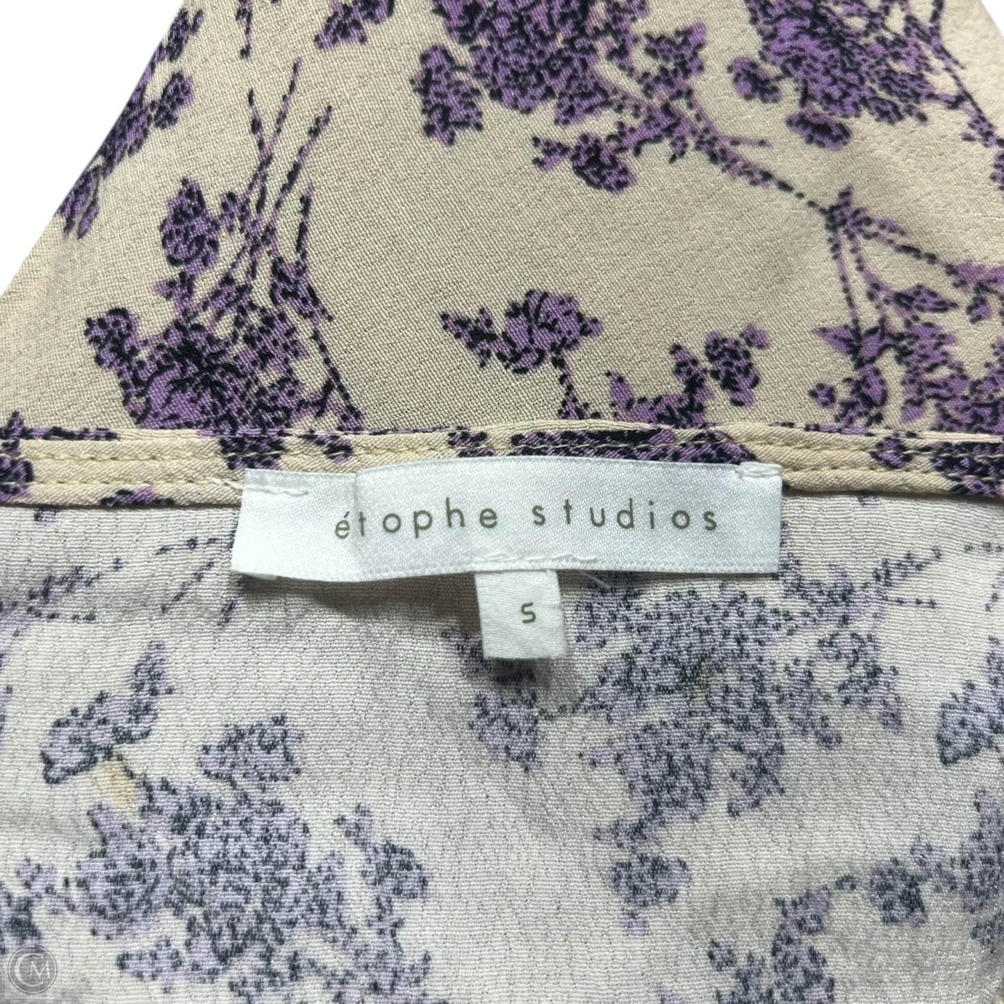 Dress Casual Maxi By Ethophe Studios In Purple & Tan, Size: S