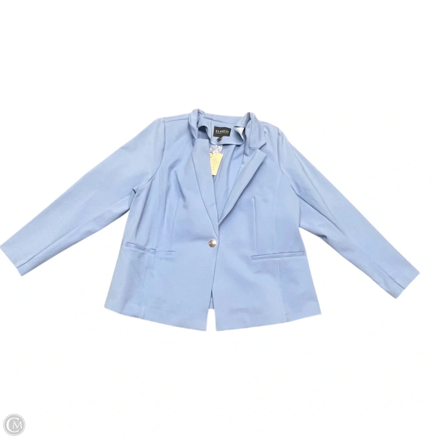 Blazer By Eloquii In Blue, Size: 3x