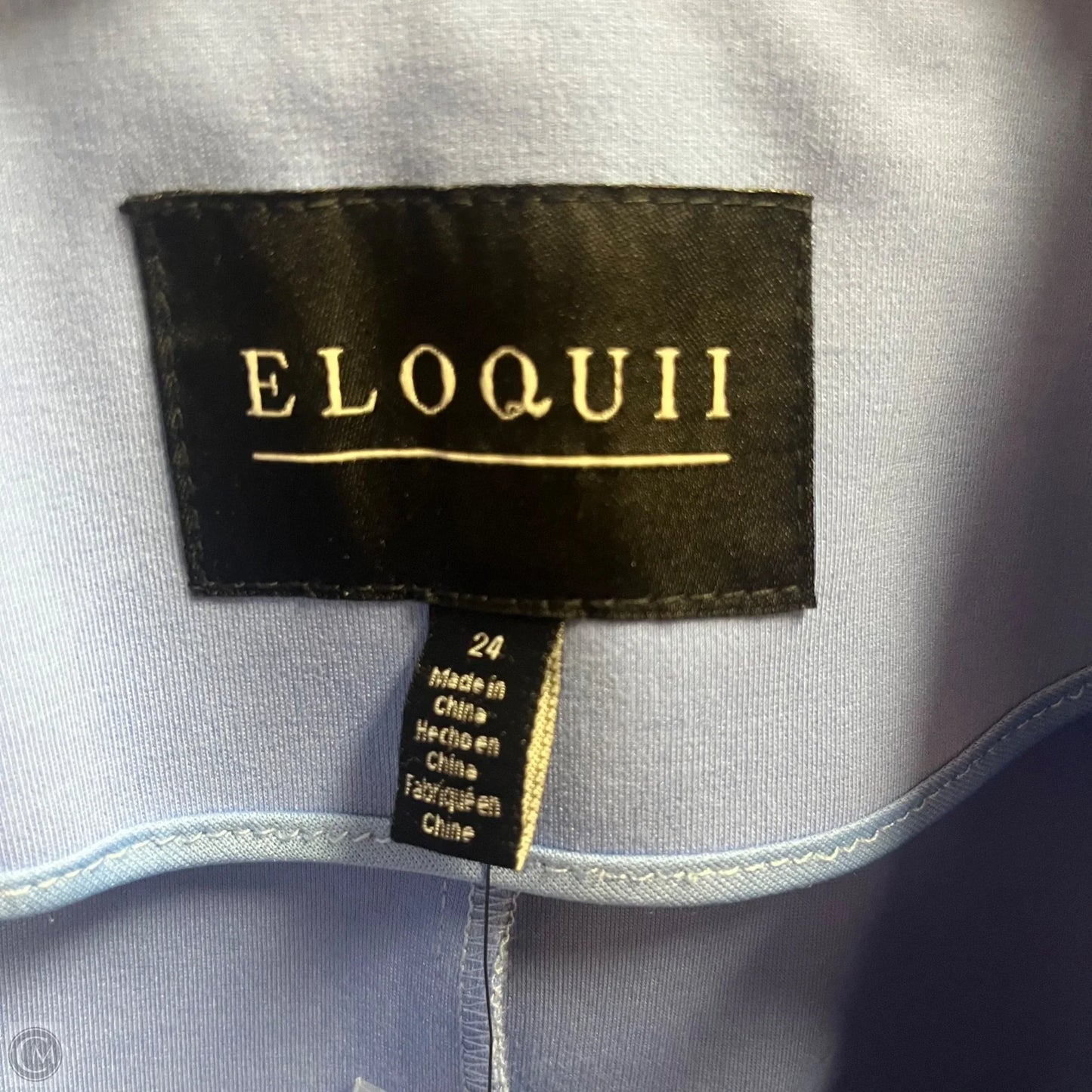 Blazer By Eloquii In Blue, Size: 3x