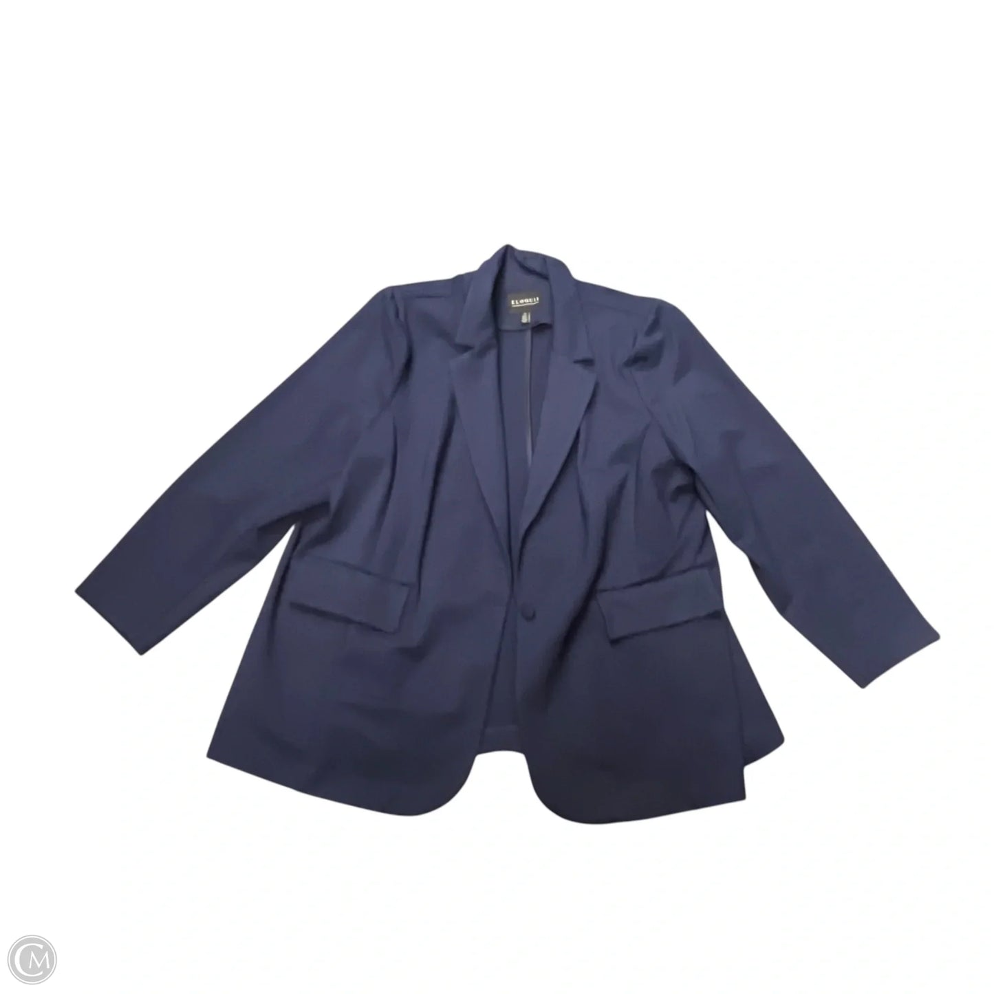 Blazer By Eloquii In Navy, Size: 3x