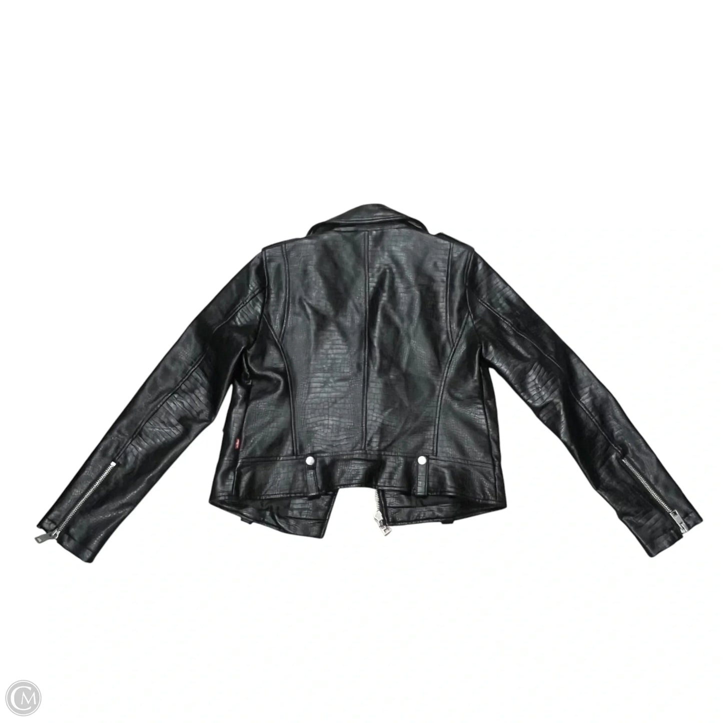 Jacket Moto By Levis In Black, Size: S