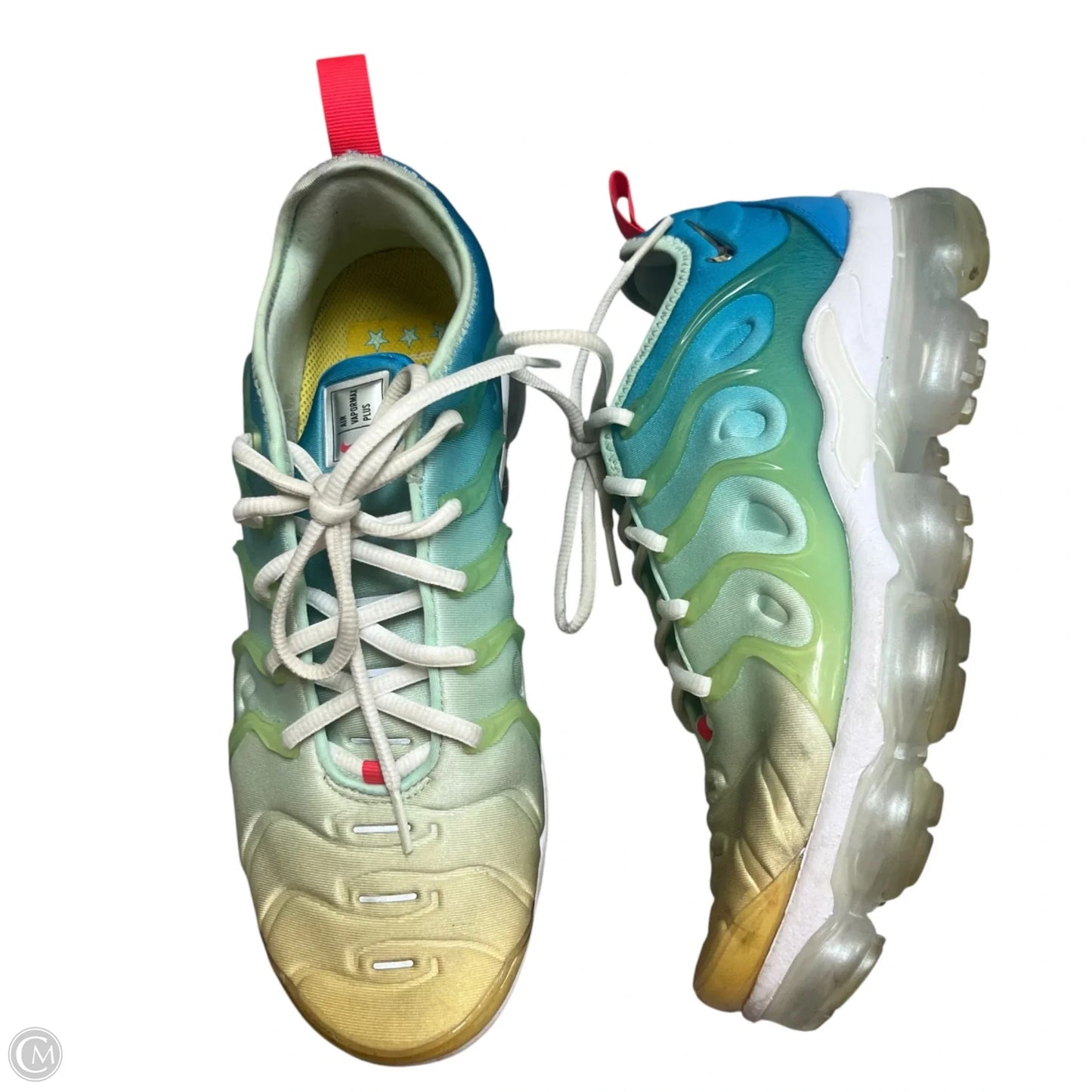 Shoes Athletic By Nike In Green & Yellow, Size: 10