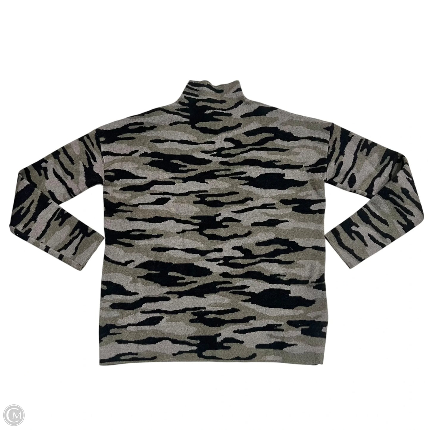 Sweater By Tahari By Arthur Levine In Camouflage Print, Size: S