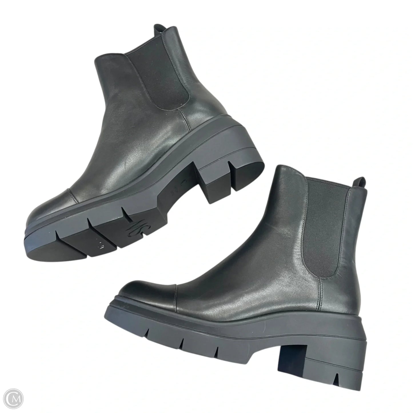 Boots Designer By Stuart Weitzman In Black, Size: 7.5