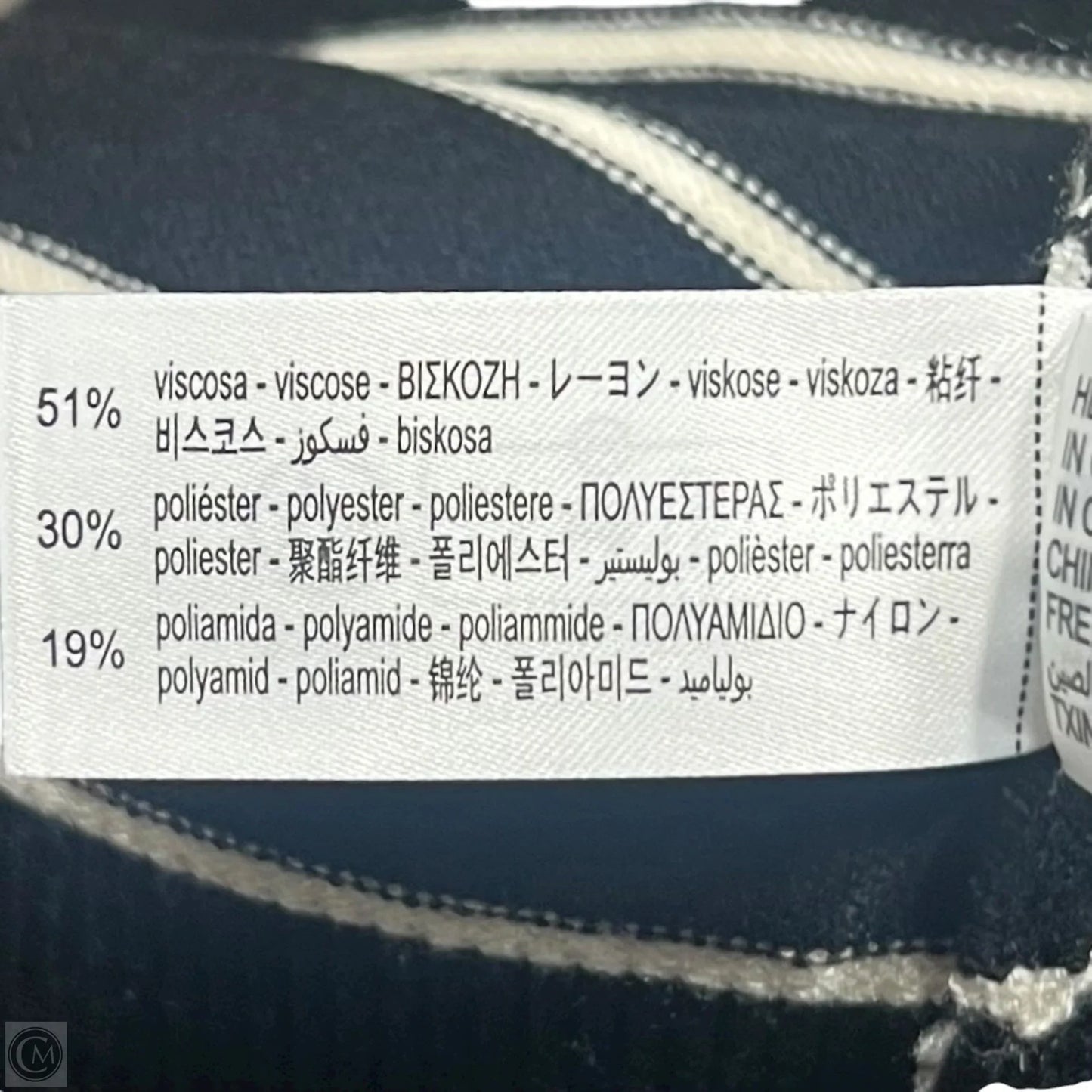 Dress Sweater By Zara In Black & White, Size: M