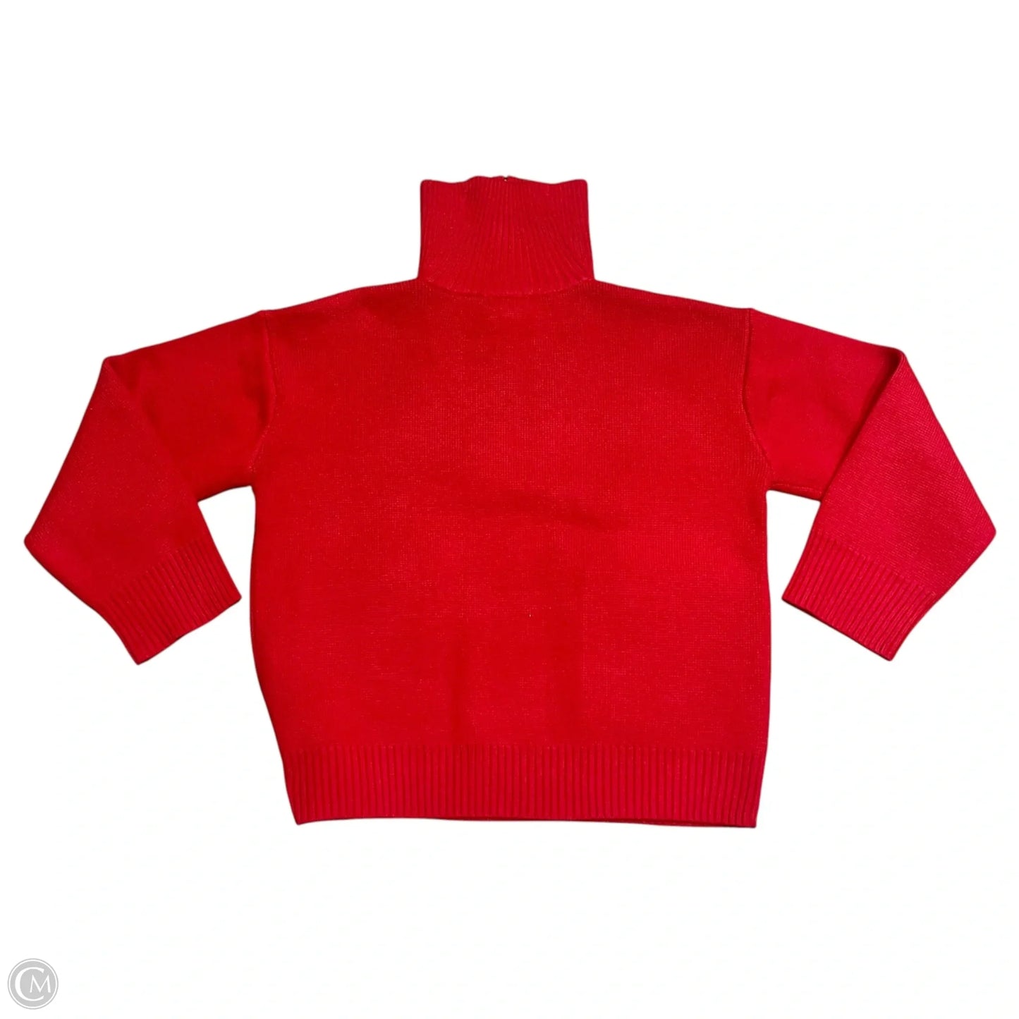 Sweatshirt Collar By Anthropologie In Red, Size: M