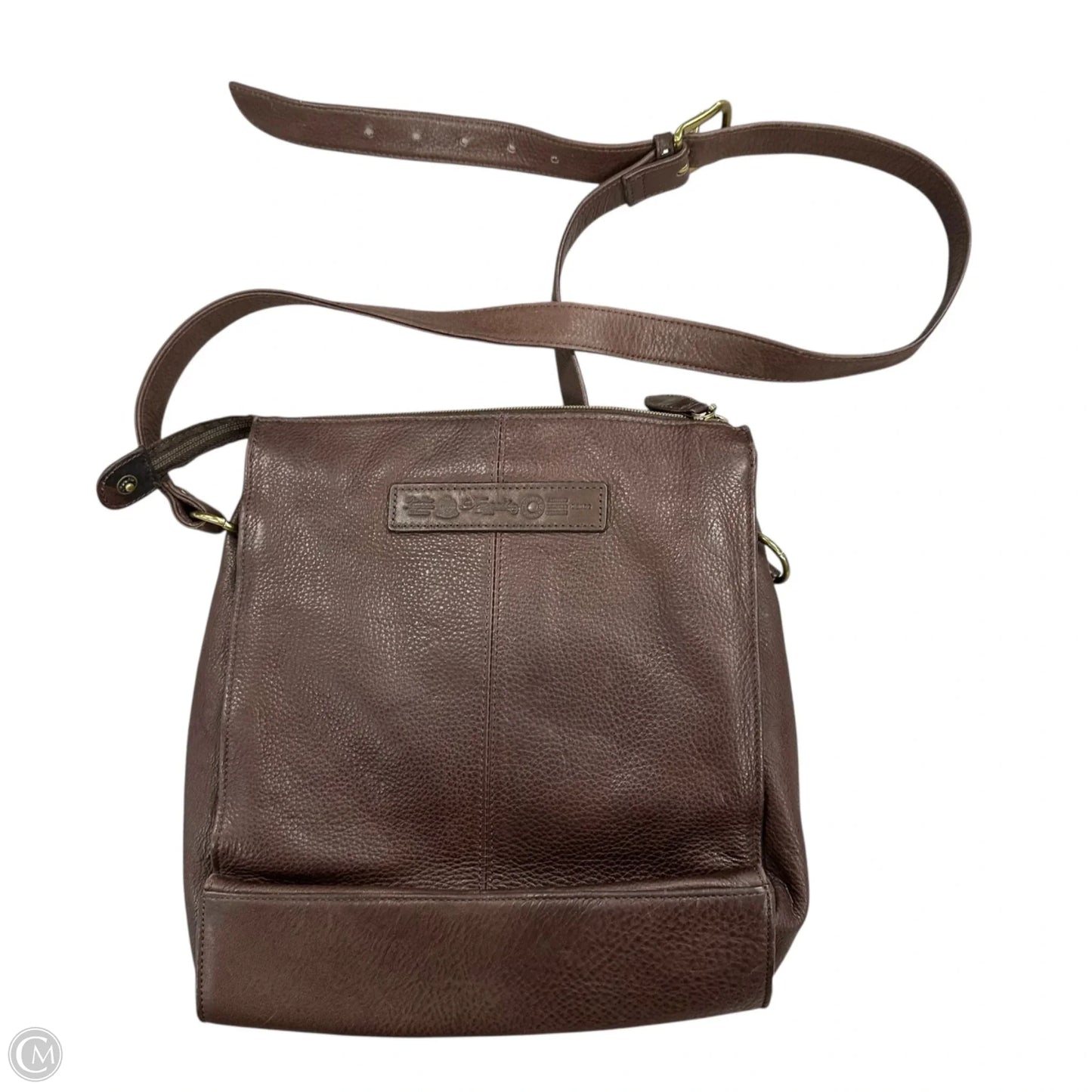 Crossbody Leather By Fossil, Size: Large