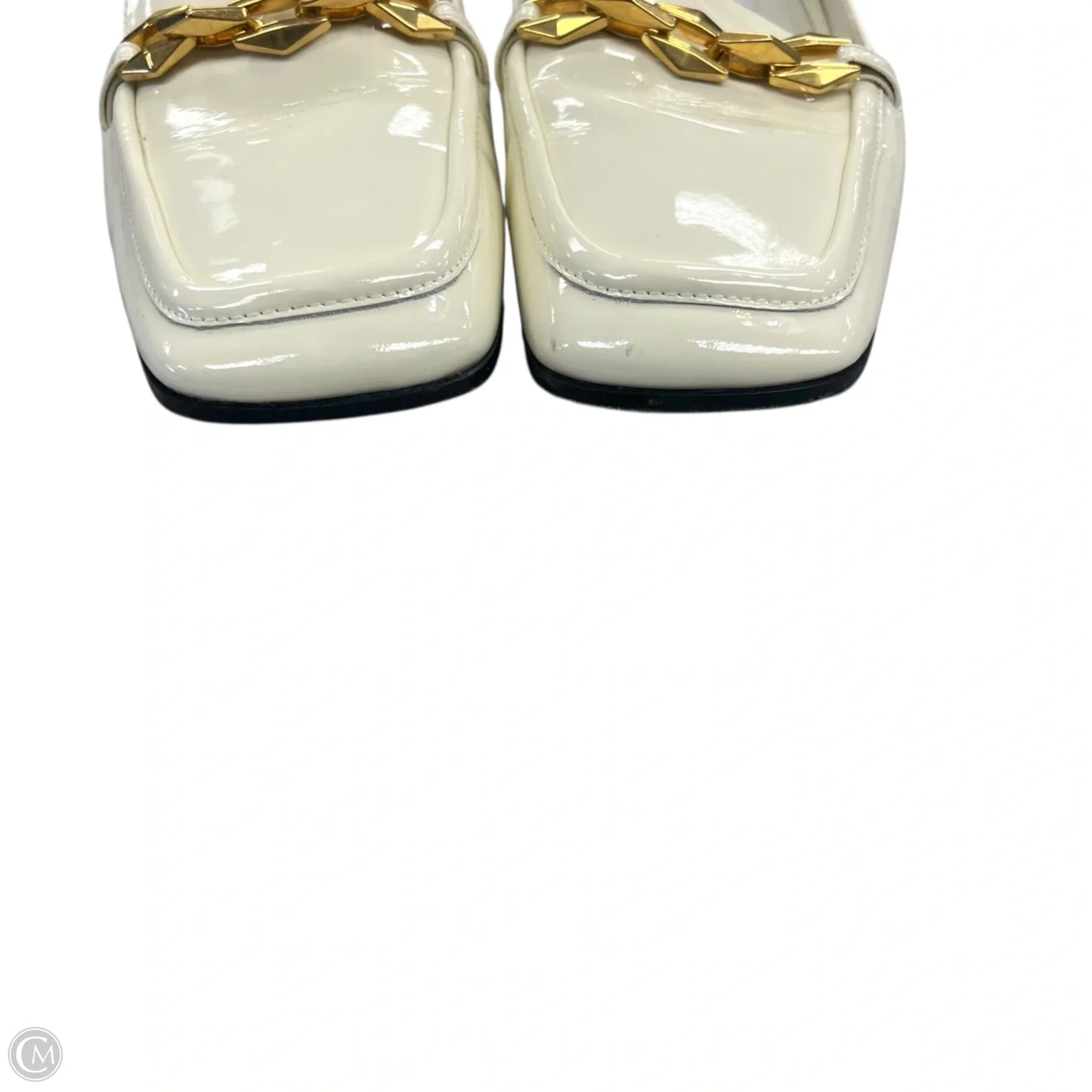 Shoes Luxury Designer By Jimmy Choo In Cream, Size: 9.5