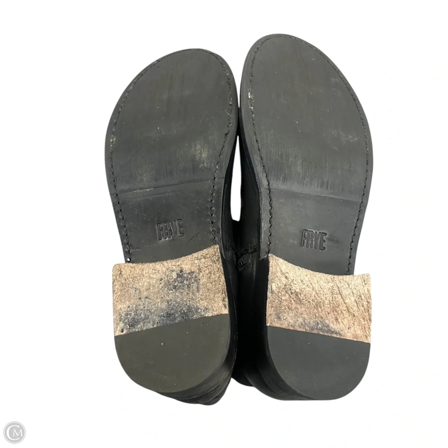 Boots Designer By Frye In Black, Size: 9.5