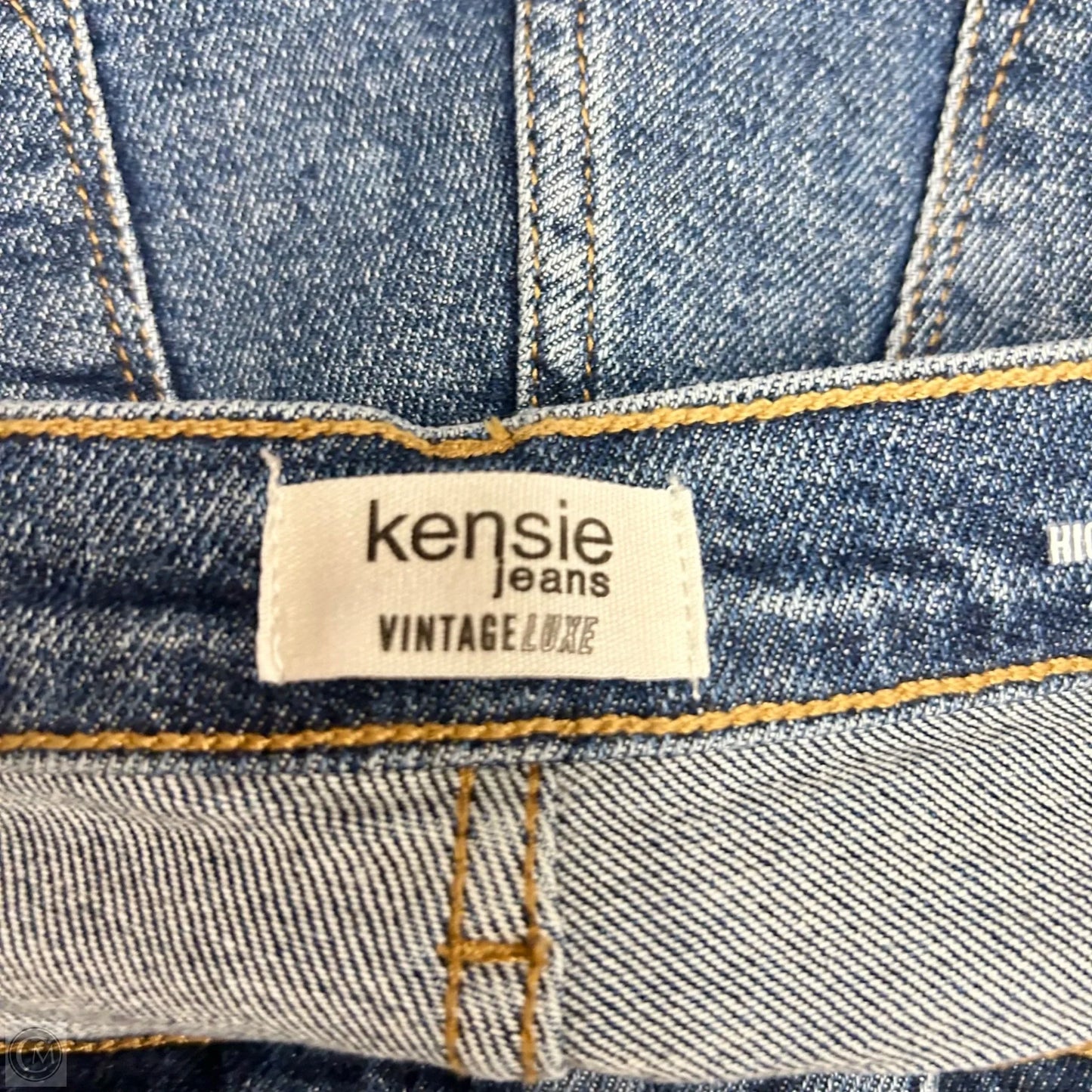 Jeans Straight By Kensie In Blue Denim, Size: 6