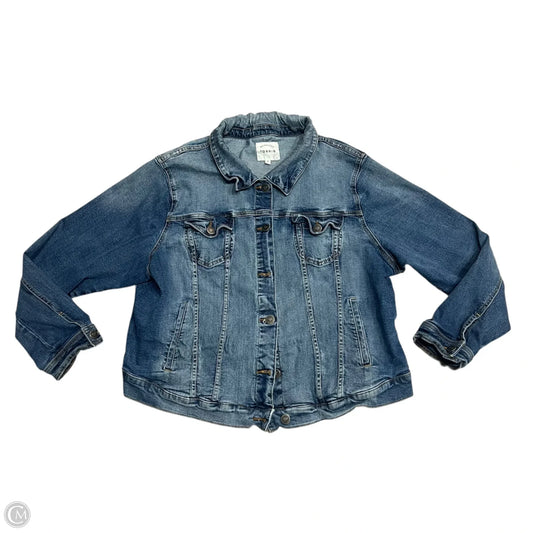 Jacket Denim By Torrid In Blue Denim, Size: 3x