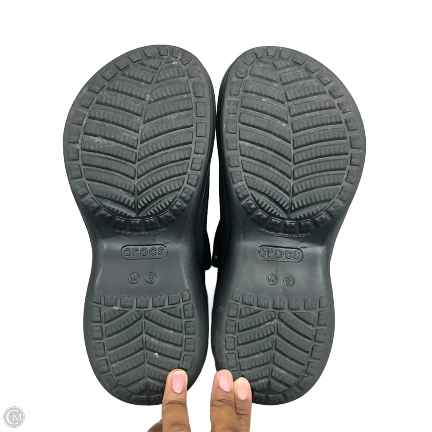 Slippers By Crocs In Black, Size: 9