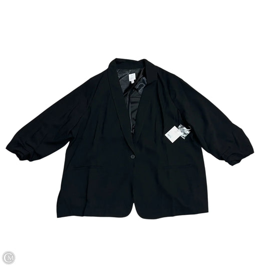 Blazer By Lauren Conrad In Black, Size: 3x