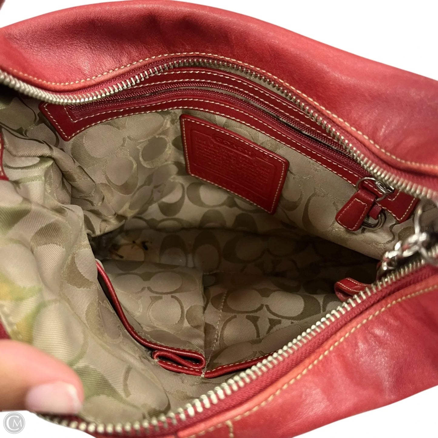 Handbag Designer By Coach, Size: Medium