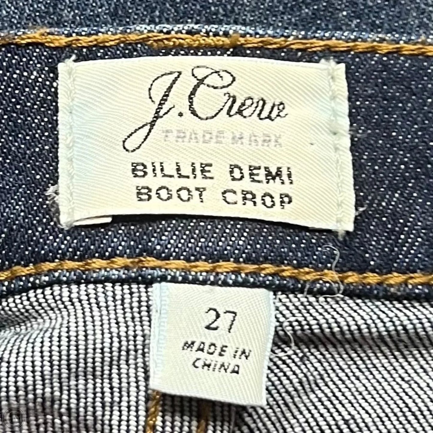 Jeans Boot Cut By J. Crew In Blue Denim, Size: 4