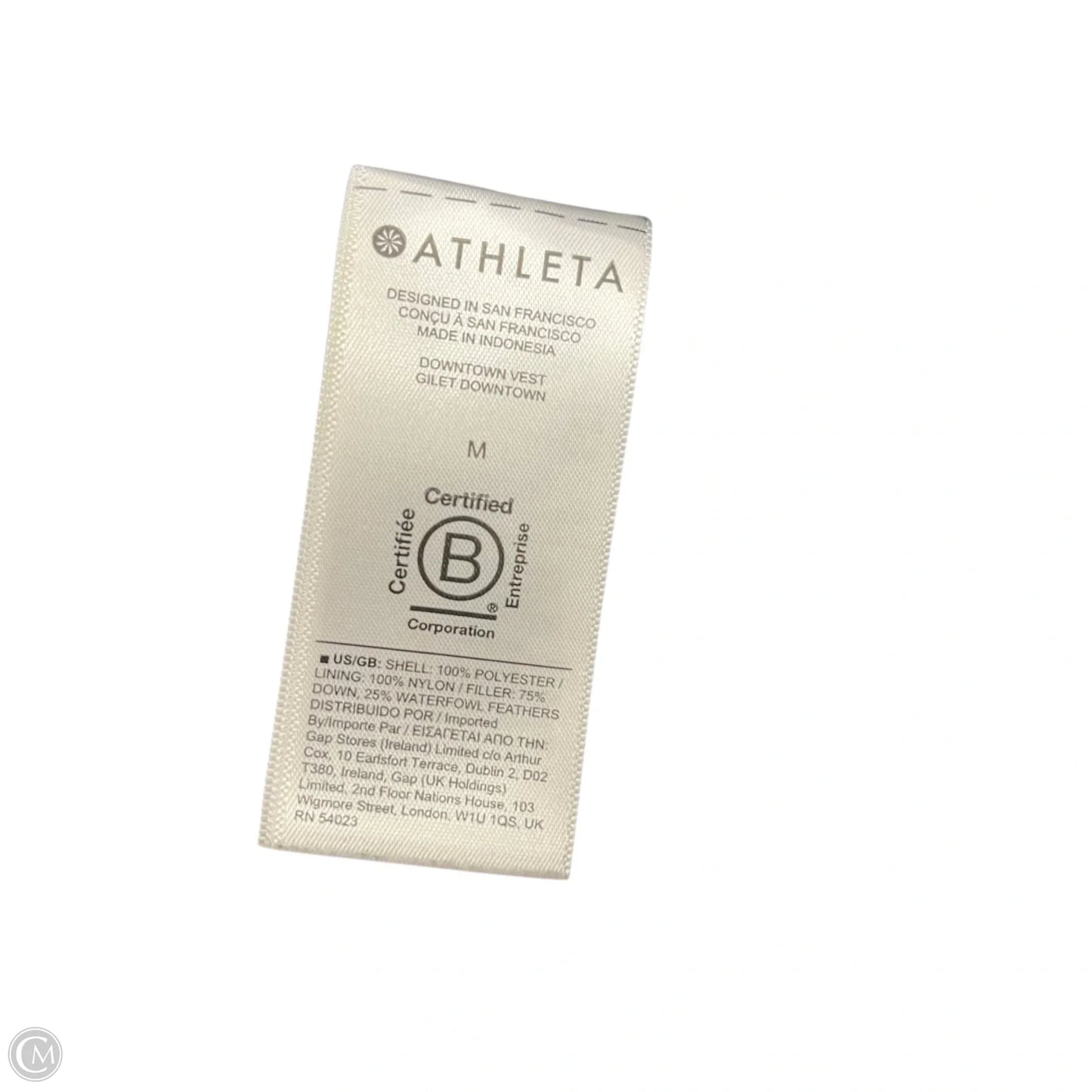 Vest Puffer & Quilted By Athleta In Black, Size: M