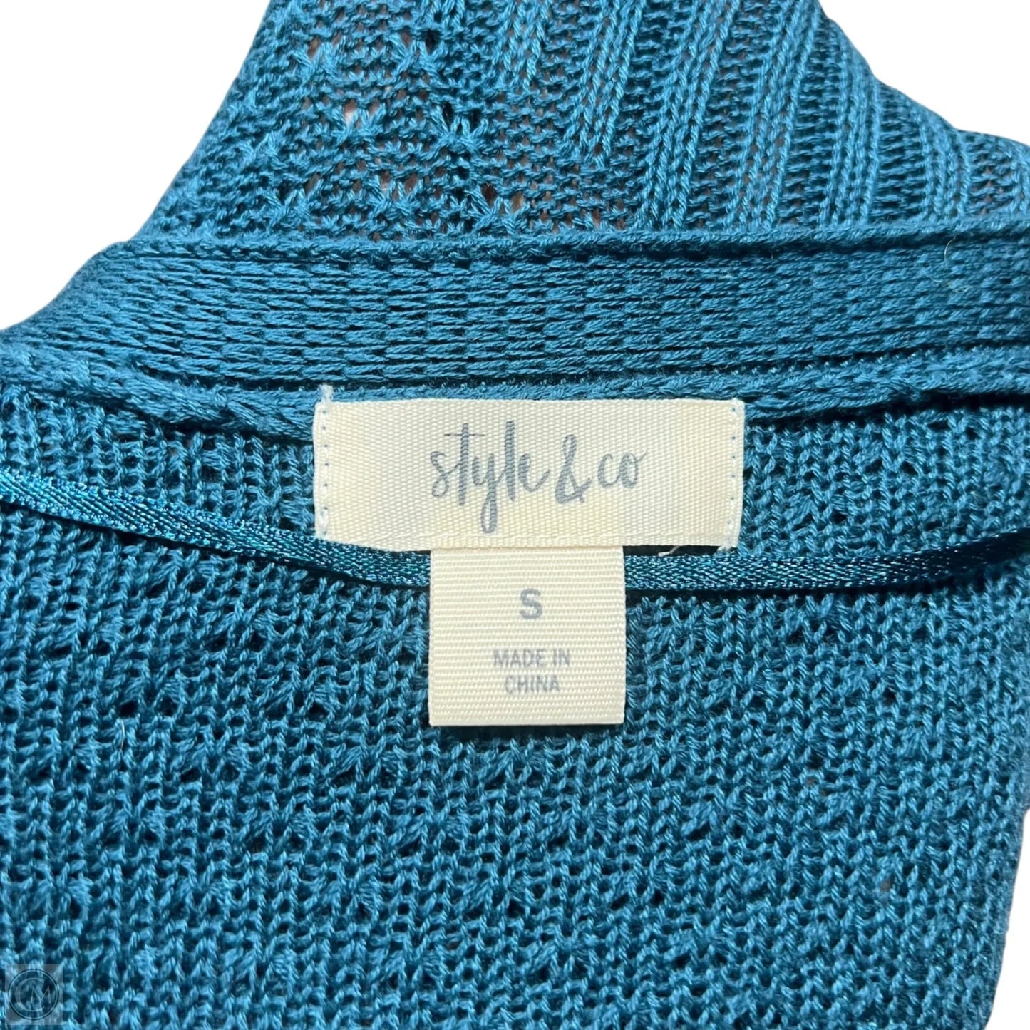 Cardigan By Style And Company In Blue, Size: S
