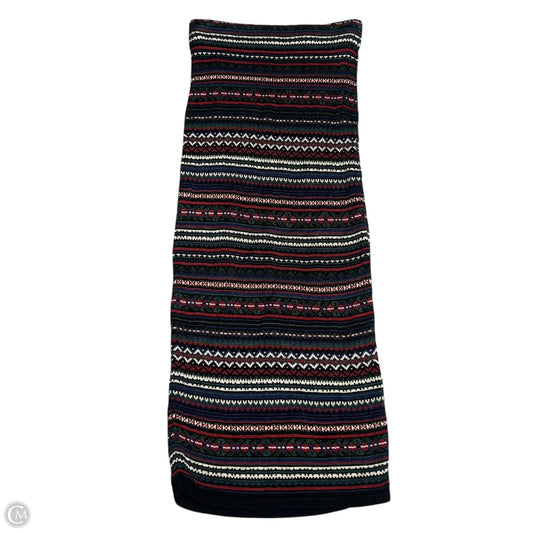 Skirt Maxi By Lauren By Ralph Lauren In Black & Green, Size: S