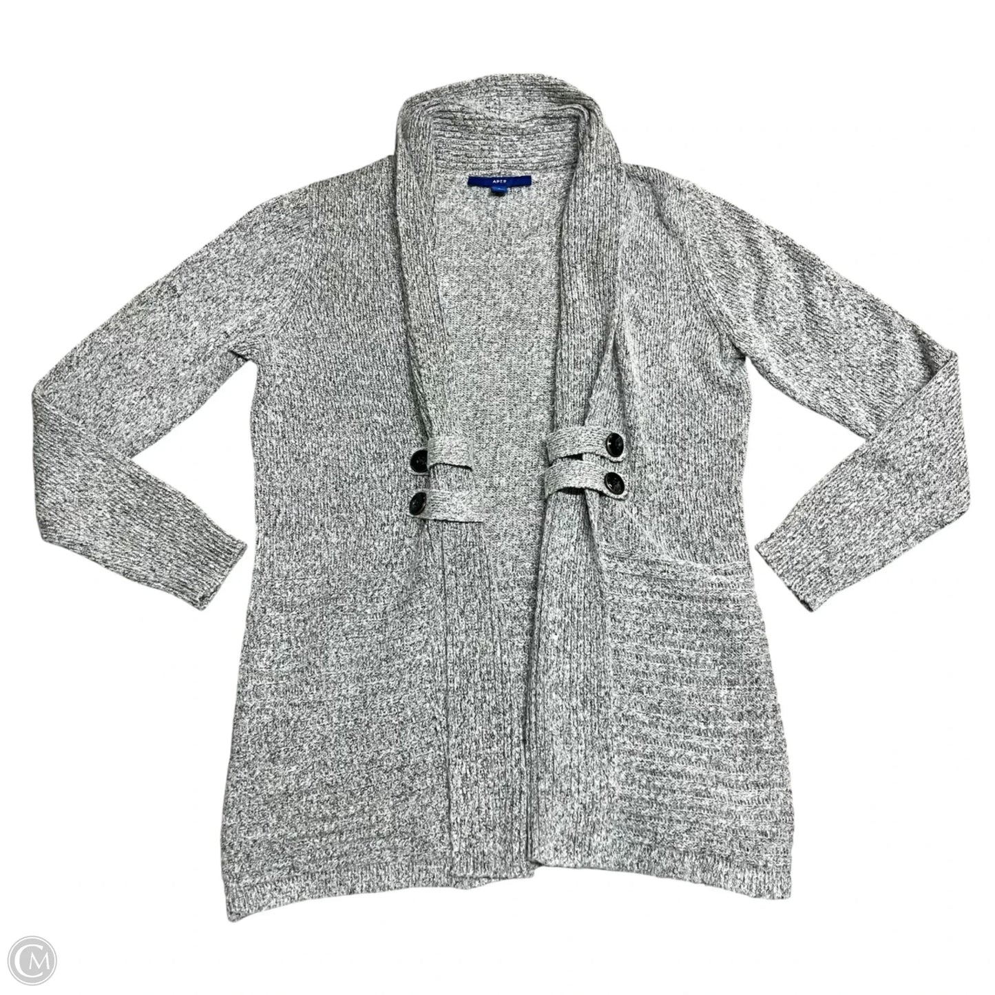 Cardigan By Apt 9 In Grey, Size: S