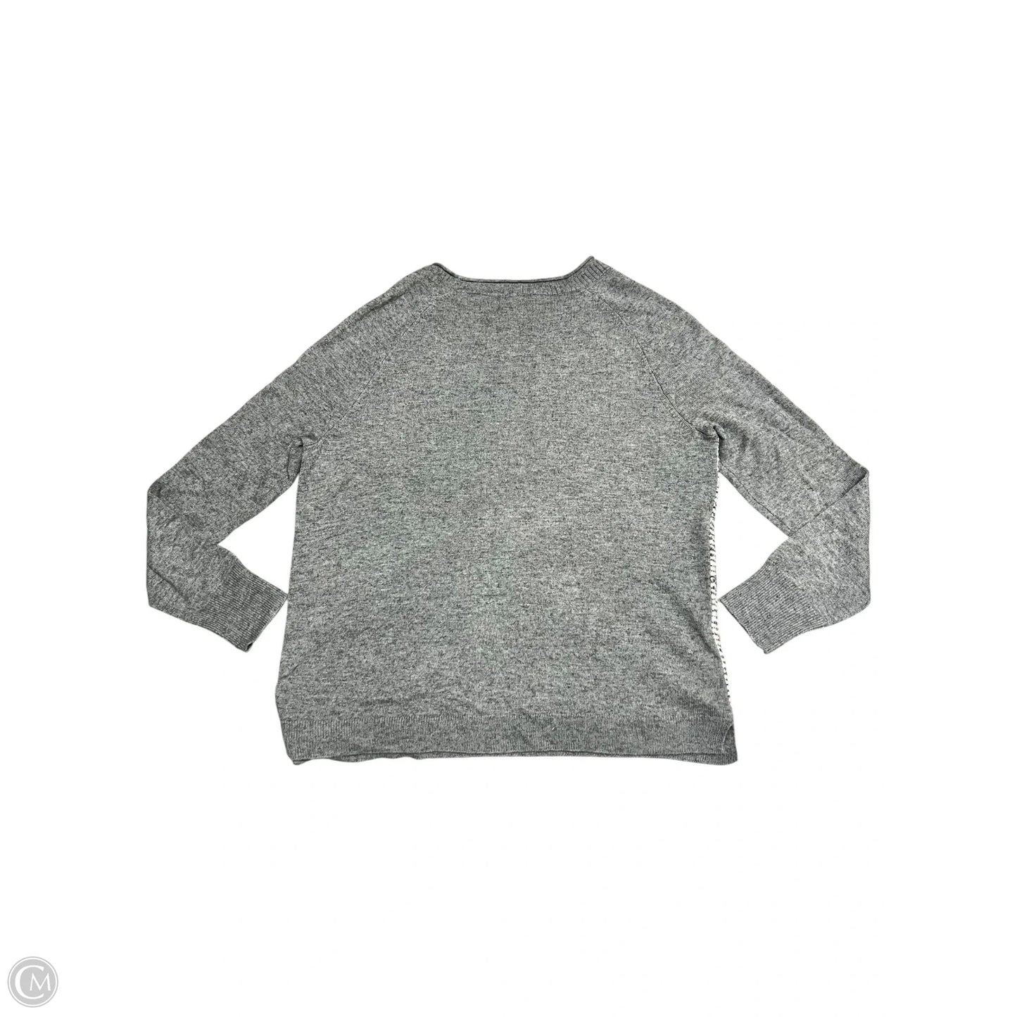 Sweater By J. Crew In Grey & White, Size: S