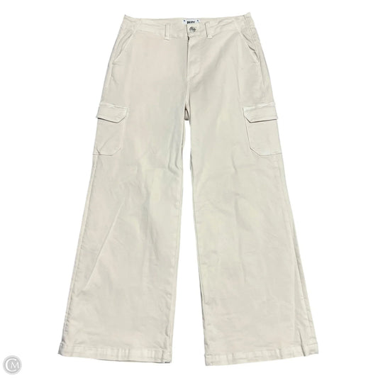 Jeans Wide Leg By Paige In Cream, Size: 8