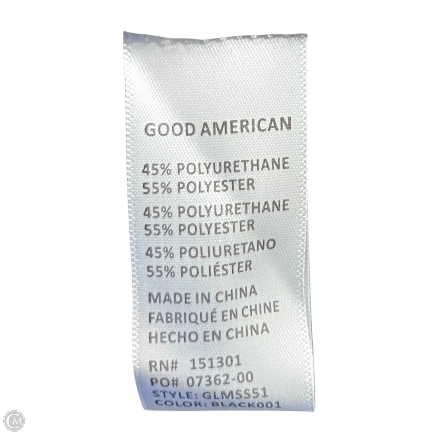 Jacket Other By Good American In Black, Size: S