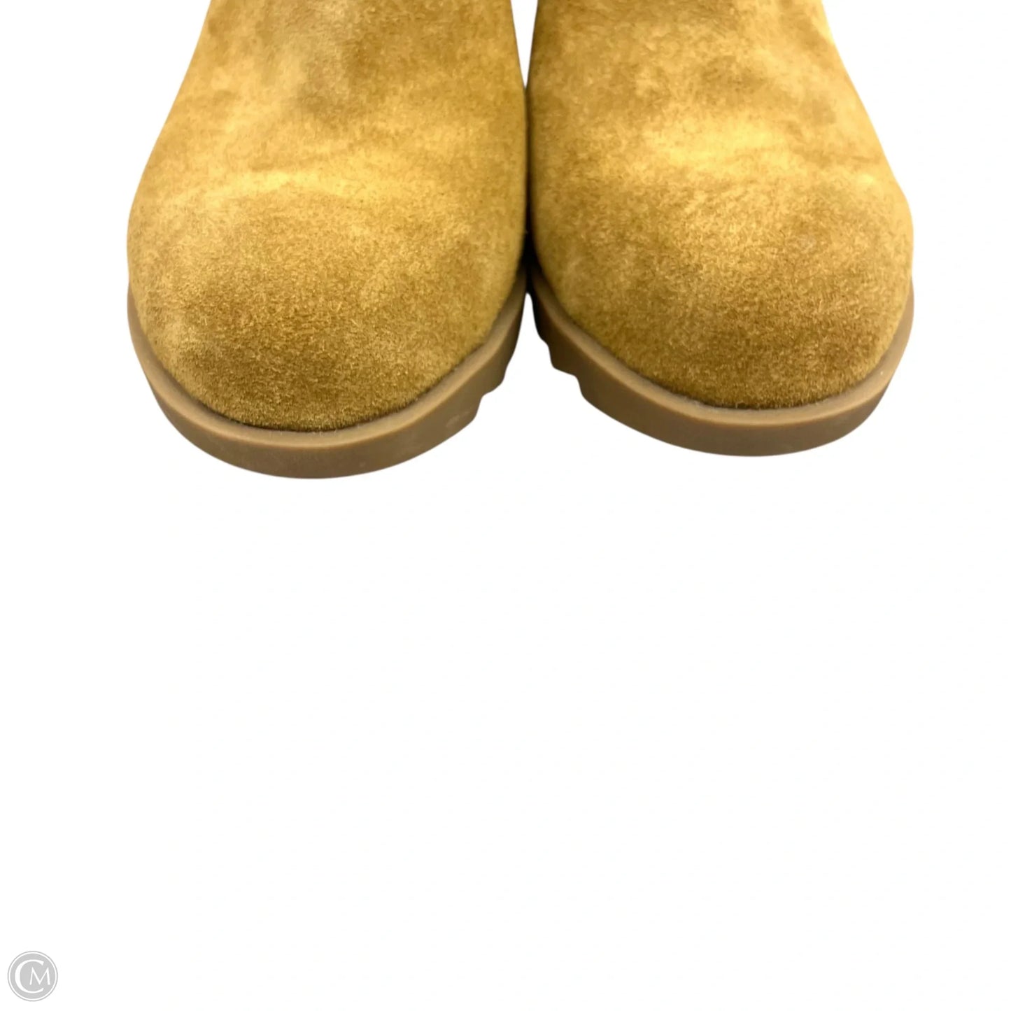 Boots Ankle Heels By Koolaburra By Ugg In Brown & Cream, Size: 12