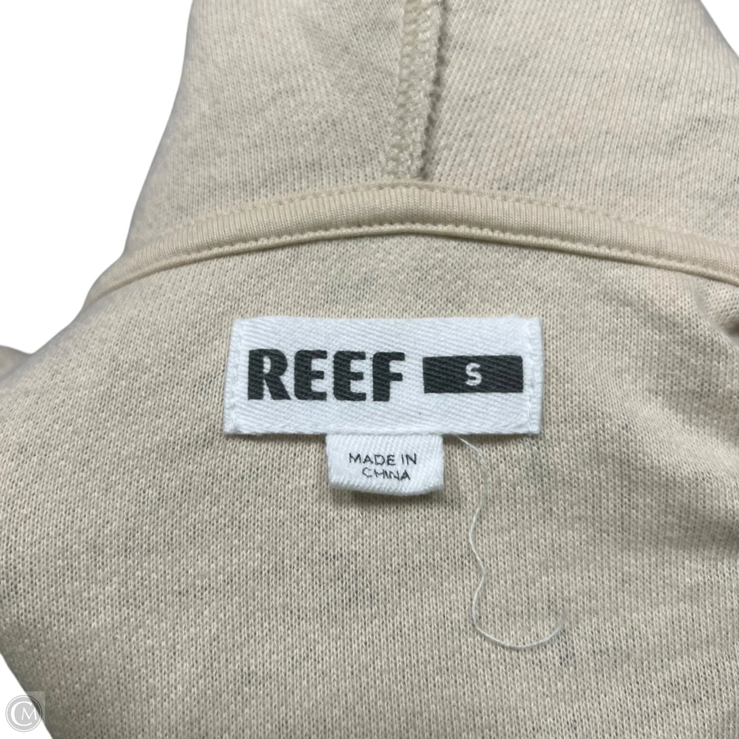 Sweatshirt Hoodie By Reef In Cream, Size: S