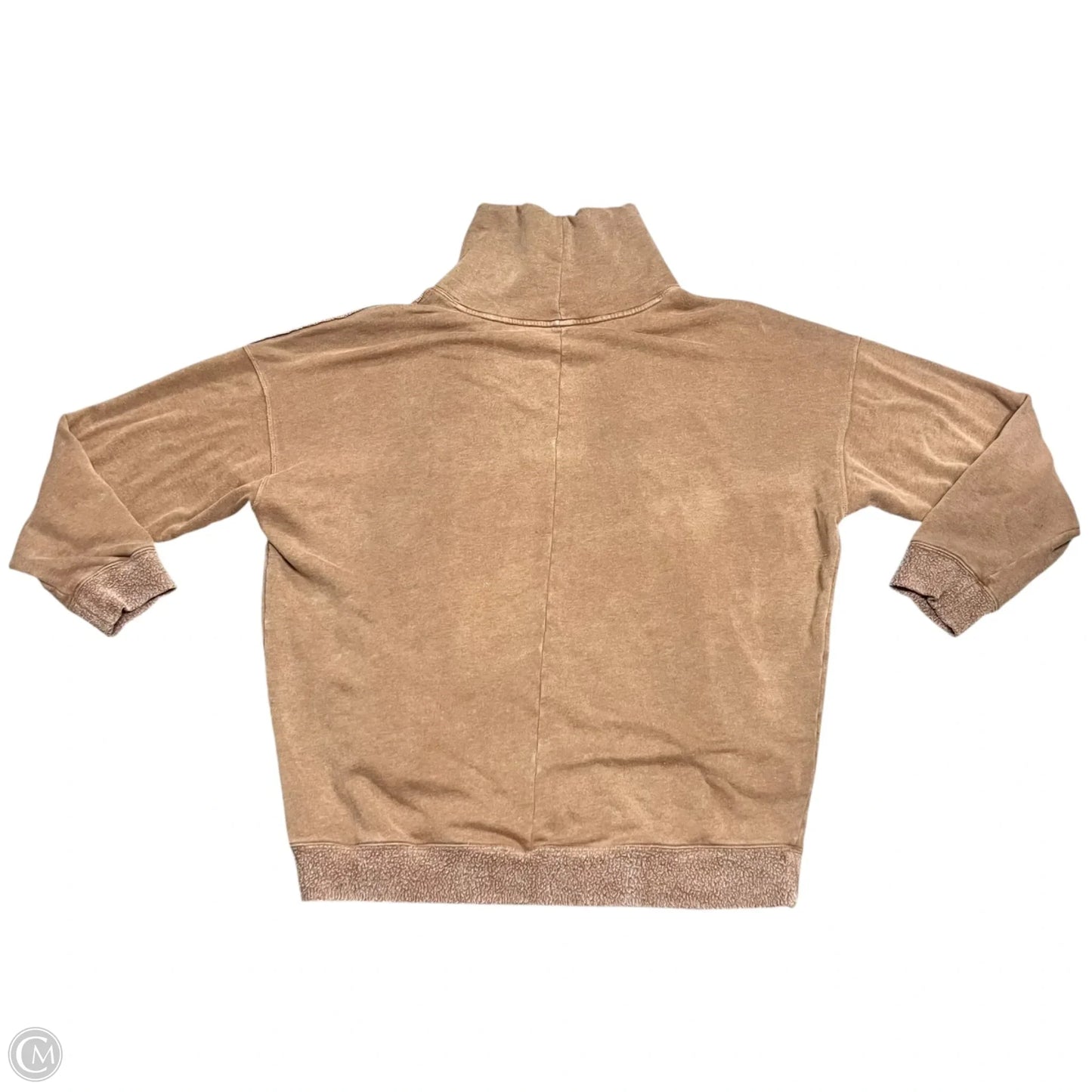 Sweatshirt Collar By Free People In Brown, Size: M
