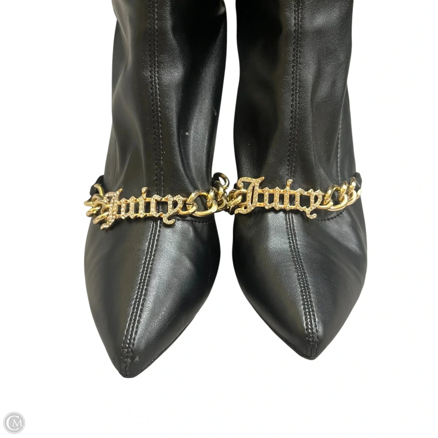 Boots Ankle Heels By Juicy Couture In Black, Size: 8.5