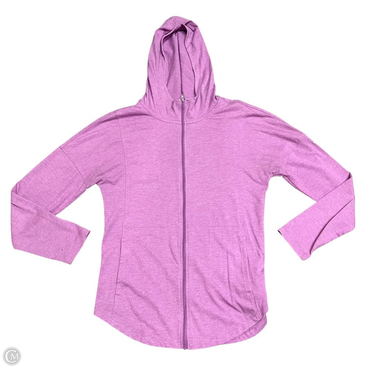 Athletic Sweatshirt Hoodie By Columbia In Purple, Size: M