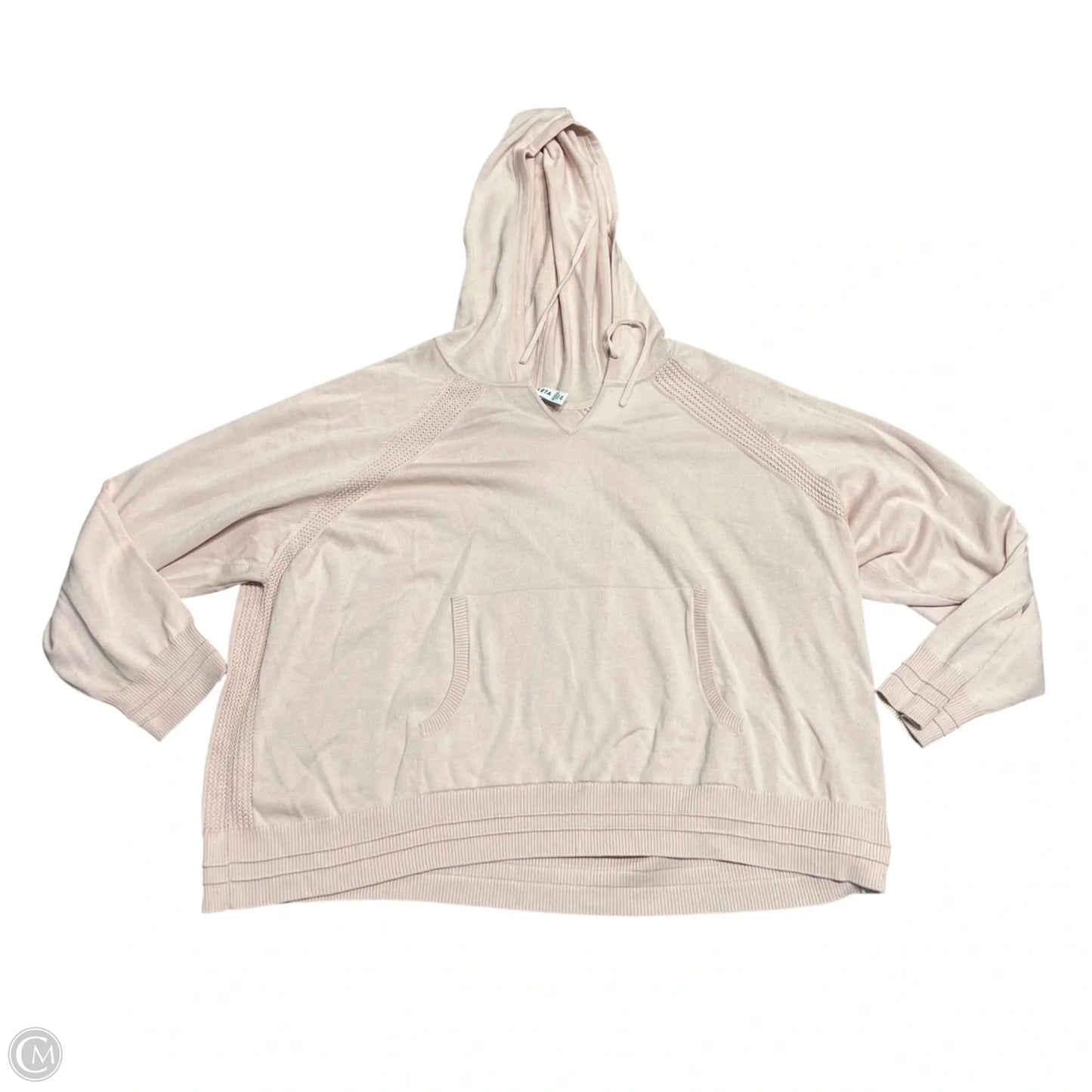 Sweatshirt Hoodie By Athleta In Pink, Size: 3x