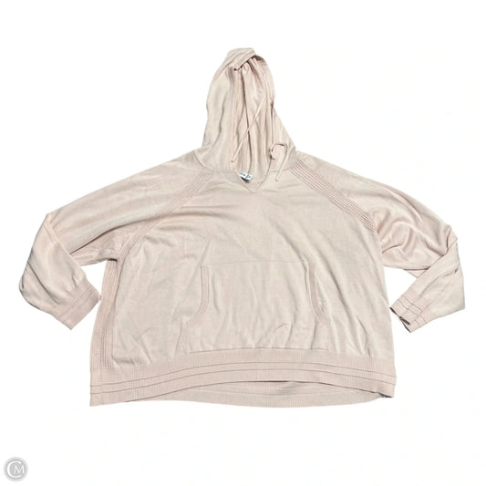 Sweatshirt Hoodie By Athleta In Pink, Size: 3x