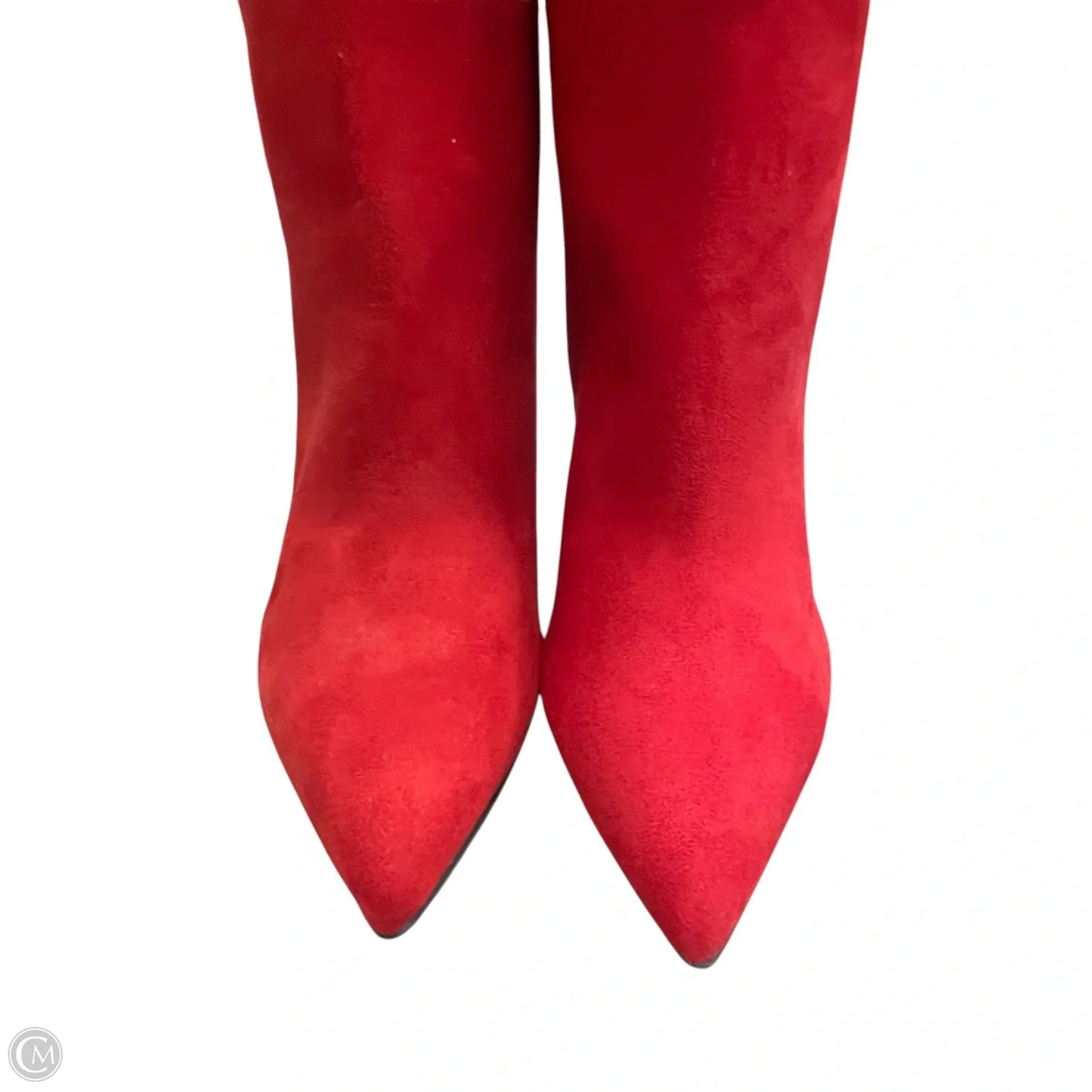 Boots Knee Heels By Open Edit In Red, Size: 8