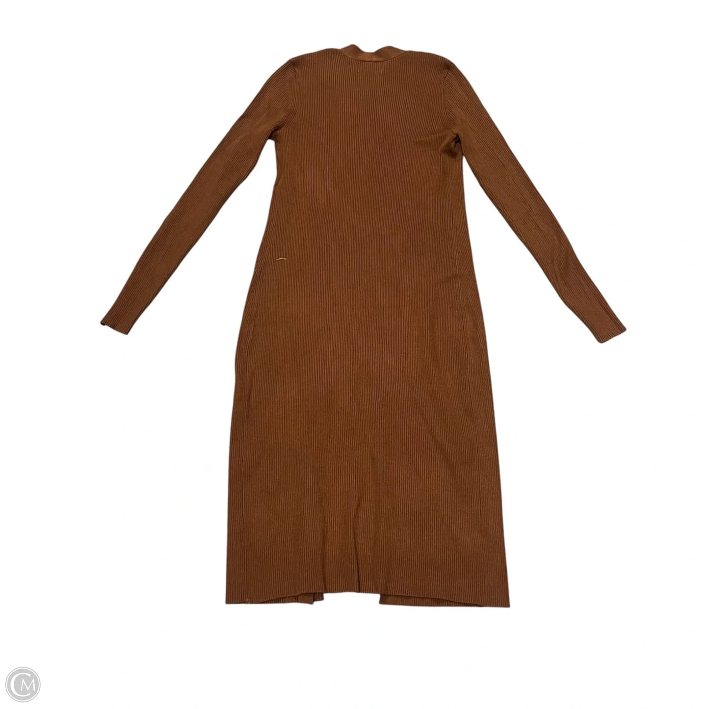 Sweater Cardigan By Nine West In Brown, Size: Xs