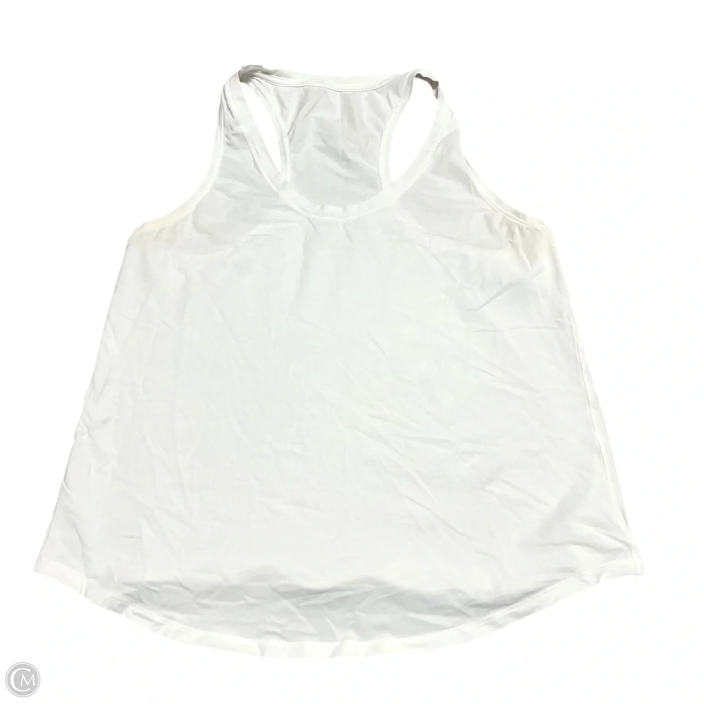 Athletic Tank Top By Lululemon In White, Size: M