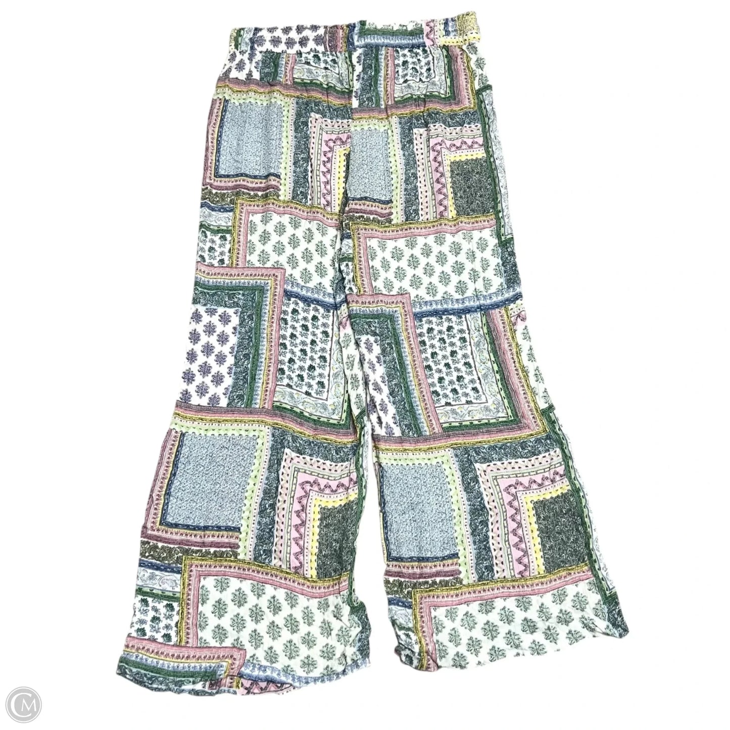 Pants Linen By Anthropologie In Blue & White, Size: 12