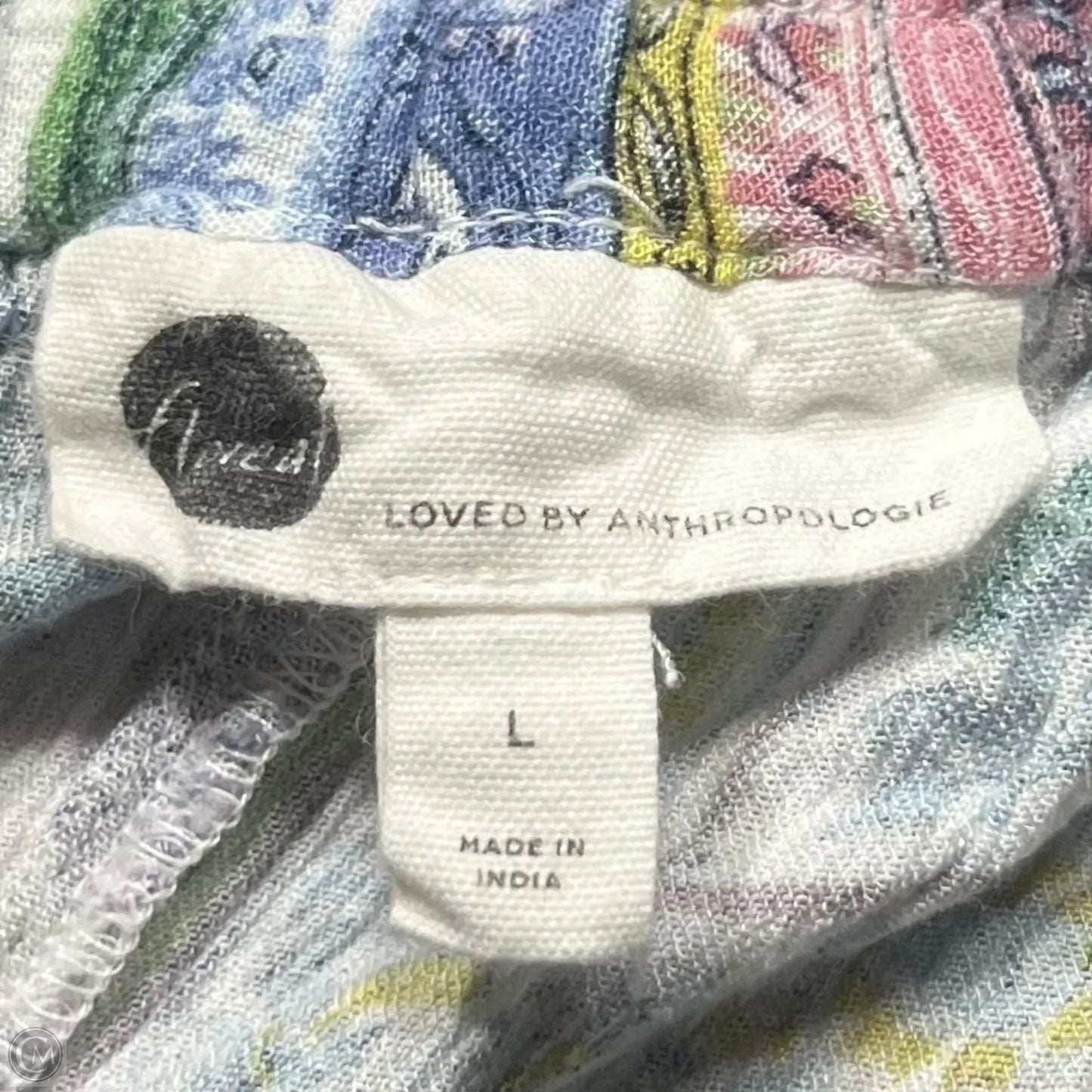 Pants Linen By Anthropologie In Blue & White, Size: 12