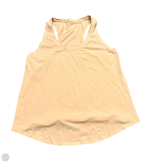 Athletic Tank Top By Lululemon In Orange, Size: M