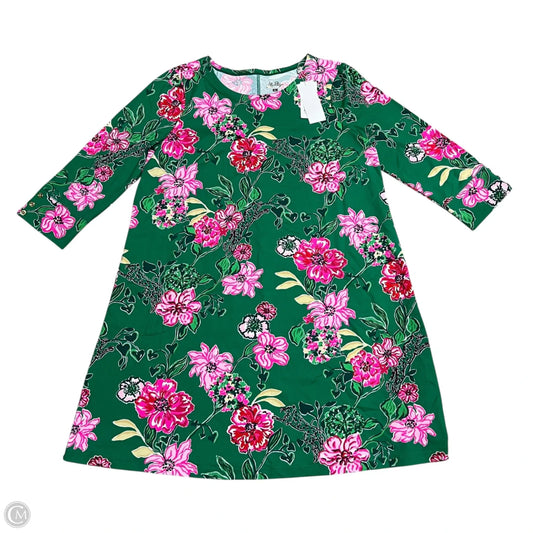Dress Designer By Lilly Pulitzer In Green & Pink, Size: Xl