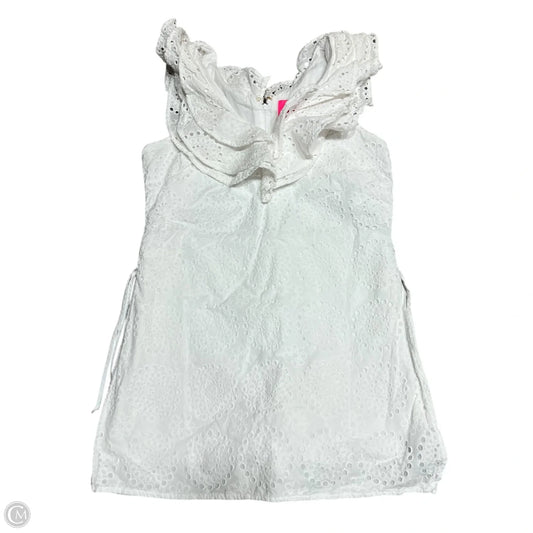 Romper Designer By Lilly Pulitzer In White, Size: M