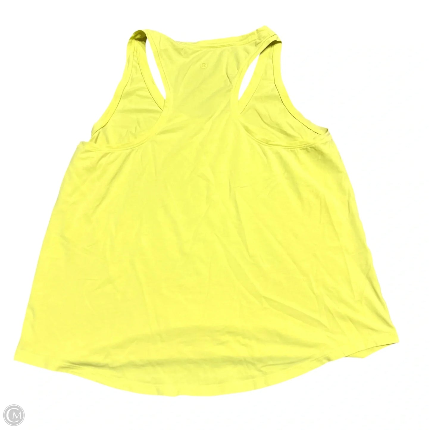Athletic Tank Top By Lululemon In Yellow, Size: M